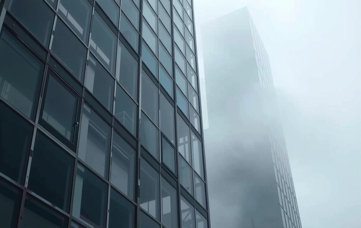 Architektura Warszawy we mgle